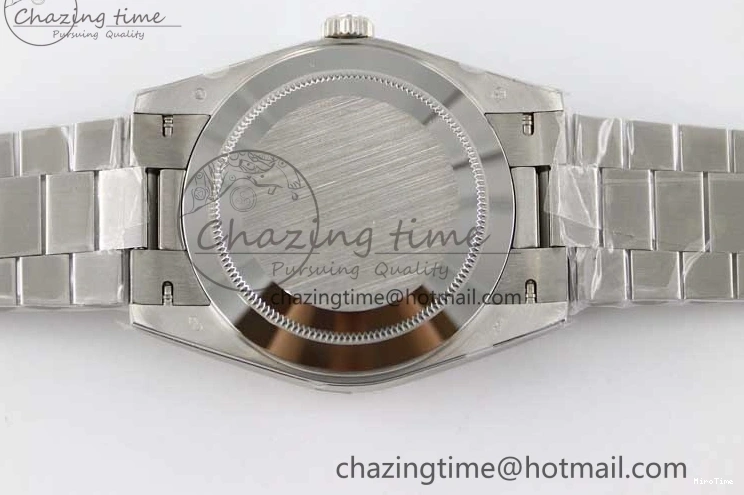 MiroTime 0219 Comfortable Day Date 40mm SS 904L Steel TWF 1:1 Best Edition Ice Blue Arabic Dial on SS Bracelet A 2357